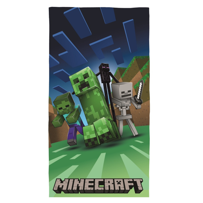 Плажна кърпа Minecraft Mobs. Плажна кърпа Minecraft Mobs.
