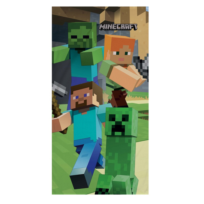 Плажна кърпа Minecraft all heroes.