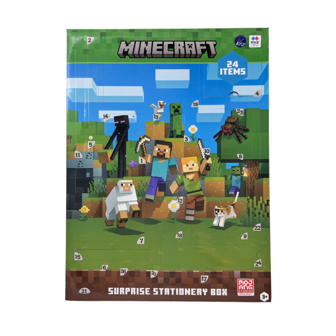 Подаръчен сет, адвент календар MINECRAFT с 24 части Подаръчен сет, адвент календар MINECRAFT с 24 части