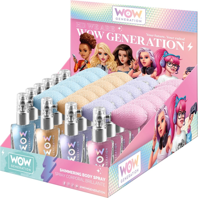 Детски блестящ спрей за тяло WOW Generation. Детски блестящ спрей за тяло WOW Generation.