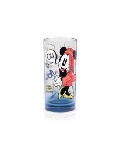 Чаша Mickey Mouse Cities, Лисабон, стъклена, синя