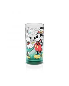 Чаша Mickey Mouse Cities, Виена, стъклена, зелена
