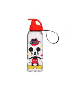 Бутилка Mickey Mouse, спортна, пластмасова, с дръжка, 750 мл