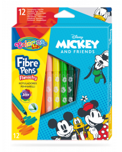 Флумастери 12 цвята Mickey   Friends Colorino Disney