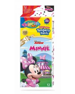 Темперни бои Minnie Mouse в тубички 12 цвята Colorino 