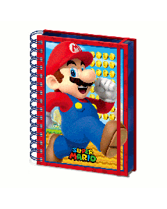 Тетрадка с холограмен ефект Super Mario А5