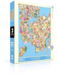 Пъзел New York Puzzle от 1000 части - Градът на мечтатели