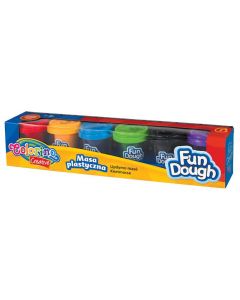 Мек пластилин 6 цвята Fun Dough Colorino