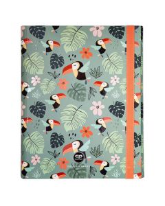 Папка с ластик A4 Coolpack - Toucans