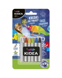 KIDEA пастели за лице 6 цвята