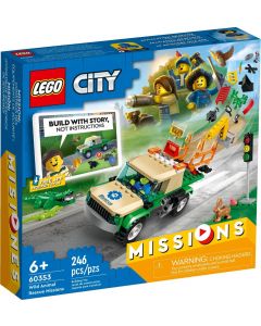 LEGO® City 60353 - Спасителна мисия за диви животни