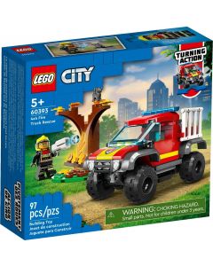 LEGO® City 60393 - Спасяване с пожарникарски камион 4x4