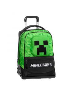 Ученическа раница на колела Minecraft Pixels