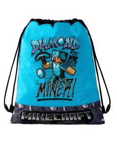 Ученическа спортна торба MINECRAFT Diamond Miner
