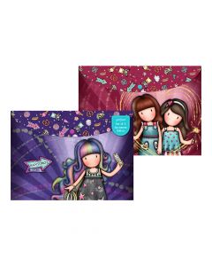 Комплект от 2 броя папки тип джоб A4 Santoro Gorjuss Fireworks / Up and Away