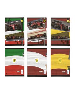 Тетрадка А4  Ferrari Formula 1, 40 листа, Асортимент, 3 вида