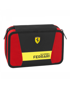 Ученически несесер с 3 отделения и съдържание Ferrari Style