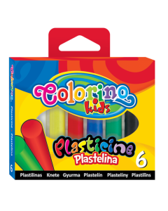  Пластилин Colorino 6 цвята