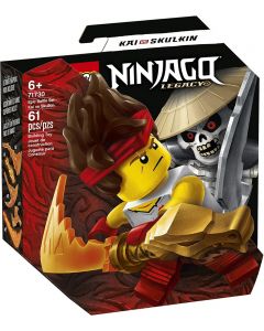 Конструктор LEGO Ninjago - Комплект епични битки – Kai срещу Skulkin.