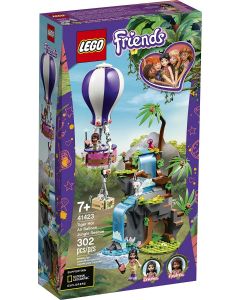 Конструктор LEGO Friends - Спасение в джунглата с тигър и балон.
