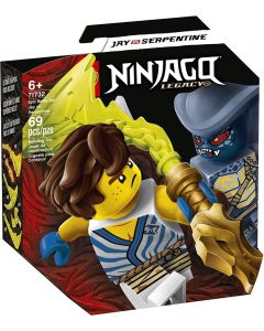 Конструктор LEGO Ninjago - Комплект епични битки – Jay срещу Serpentine.