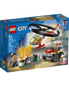 Конструктор LEGO City Fire - Реакция с пожарен хеликоптер.