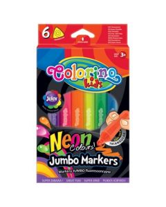Маркери за рисуване Neon Jumbo Colorino