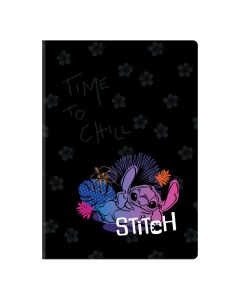 Тетрадка A5 60 л квадр.  -  3 - STITCH Black - Time to Chill