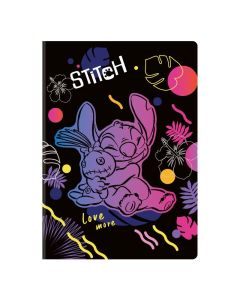 Тетрадка A5 60 л ред - STITCH Black