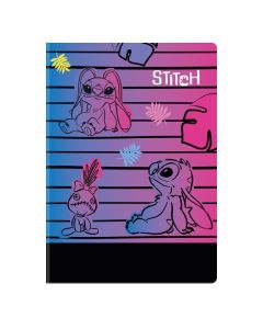 Тетрадка A5 60 л ред - STITCH Black