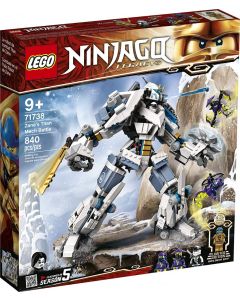 Конструктор LEGO Ninjago - Битка с титаничния робот на Zane.