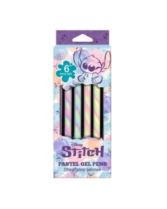 Брокатни флумастери TWISTY 6 цвята Stitch Pastel