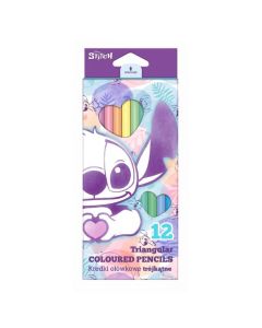 Цветни моливи 12 цвята Stitch Pastel Colorino