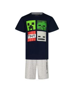Пижама Minecraft 4 heroes с къс ръкав и панталон