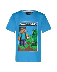Тениска Minecraft Steve Blue