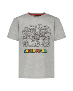 Тениска Super Mario Grey