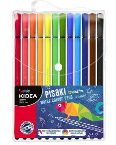 KIDEA флумастери 12 цвята