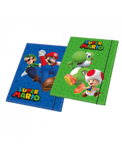 Папка с ластици Super Mario 2 бр. различни видове