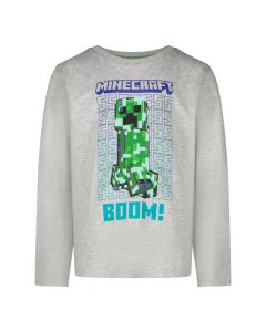 Блуза с дълъг ръкав Minecraft Creeper Logo