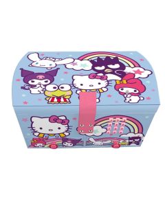 Музикална кутия за бижута Hello Kitty, Kuromi и приятели, заключване с код