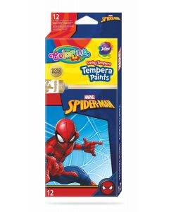 Темперни бои Spiderman 12 цвята в бурканчета Colorino