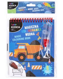 KIDEA Truck книжка за оцветяване с вода