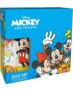 Комплект Mickey & Friends, бутилка 500 мл и кутия за обяд