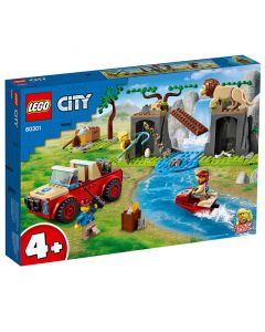 Конструктор LEGO City Wildlife - Спасителен офроуд джип.