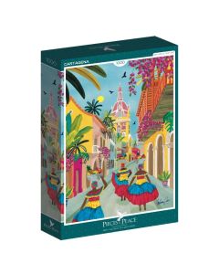Пъзел Pieces and Peace Cartagena 1000 части; Илюстратор Nolwenn Studio