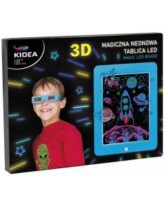 KIDEA магическа LED неонова дъска за 3D изображения СИНЯ