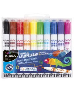 KIDEA маркери с печати 10 цвята