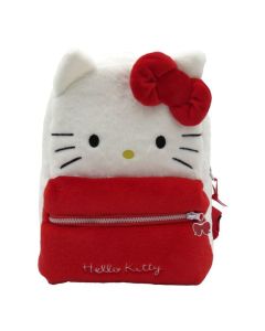 Плюшена раничка Hello Kitty с преден джоб