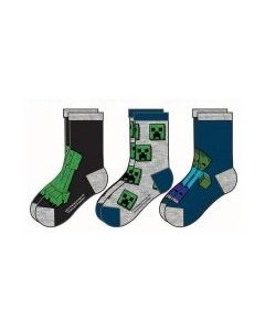 Чорапи MINECRAFT Blue Pack, 3 дизайна