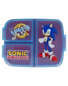 Кутия за сандвичи Sonic за момче с 3 отделения.